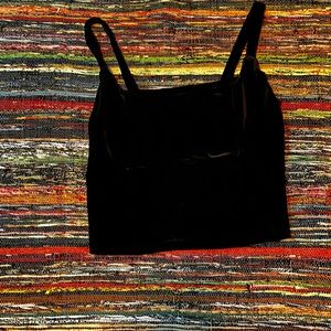 Black velvet tank top size:XXL